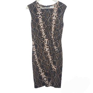 Calvin Klein Flattering Animal print Sheath dress